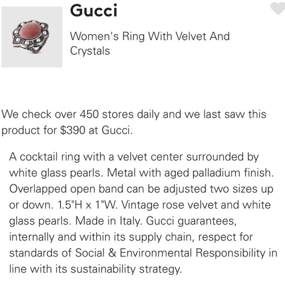 Gucci Cocktail Ring - Picture 7 of 8